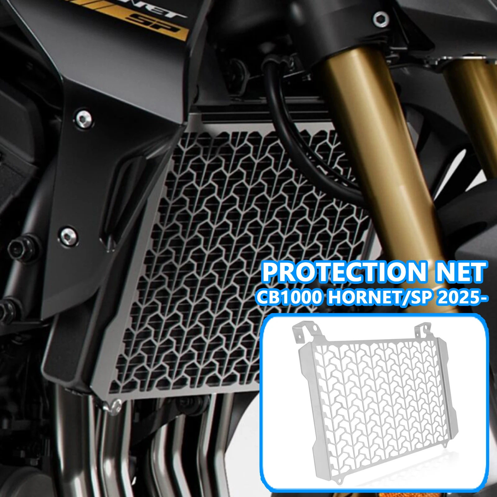 Для CB1000 HORNET SP HORNET CB1000 2025 мотоциклетная сетка для охлаждения радиатора, защитная крышка радиатора, защитная сетка радиатора 
Для CB1000 HORNET SP HORNET CB1000 2025 мотоциклетная сетка для охлаждения радиатора, защитная крышка радиатора, защитная сетка радиатора
