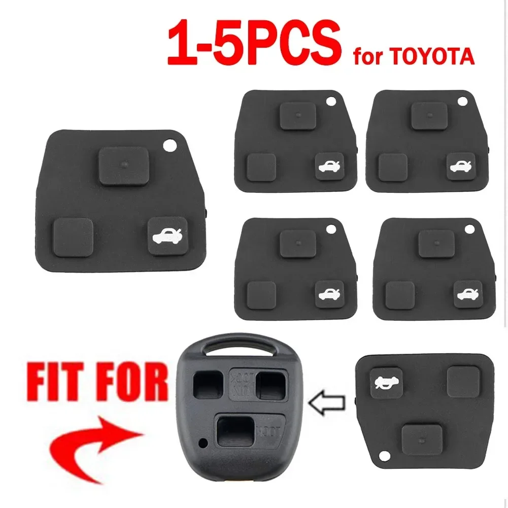 Для Toyota Avensis Yaris Carina Corolla Prado дистанционный автомобильный брелок, силиконовый 3-кнопочный резиновый коврик, чехол для автомобильного ключа, замена
Для Toyota Avensis Yaris Carina Corolla Prado дистанционный автомобильный брелок, силиконовый 3-кнопочный резиновый коврик, чехол для автомобильного ключа, замена
