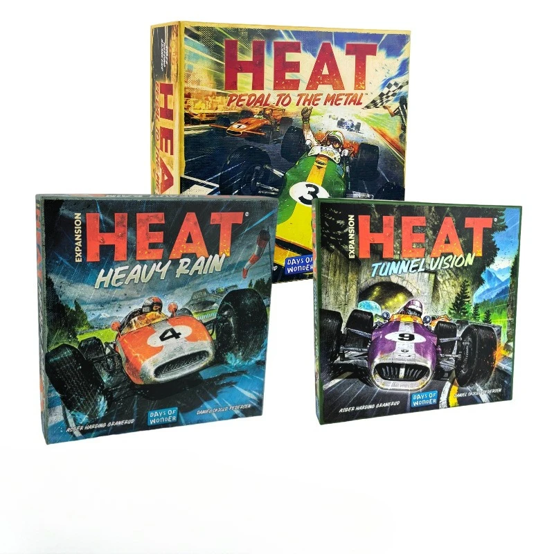 HEAT Pedal to the Metal – High-Speed Racing Board Game, Strategy-Driven Racing Theme, 1-6 Players
HEAT Pedal to the Metal – High-Speed Racing Board Game, Strategy-Driven Racing Theme, 1-6 Players
