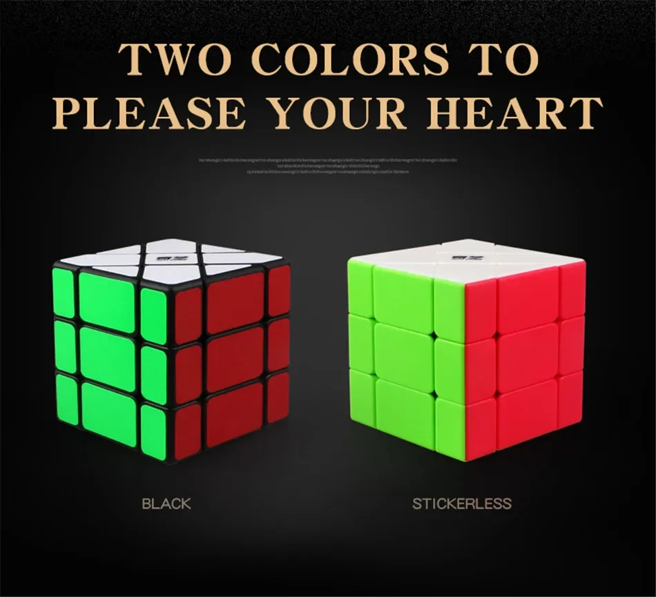 Qiyi 3X3 Fisher Cube Speed Magic Happy Early Education Puzzle Learning Happy Early Educational Toys for Children Kids Gift Toy
Qiyi 3X3 Fisher Cube Speed Magic Happy Early Education Puzzle Learning Happy Early Educational Toys for Children Kids Gift Toy