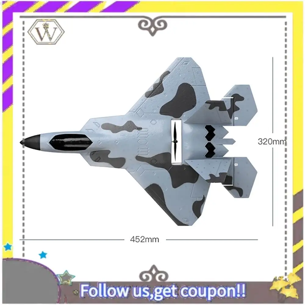 New XK A180 F22 Raptor 2.4G 3CH 320Mm Wingspan 3D/6G Mode Switchable 3-Axis/6-Axis Gyro Aerobatics EPP RC Airplane RTF
New XK A180 F22 Raptor 2.4G 3CH 320Mm Wingspan 3D/6G Mode Switchable 3-Axis/6-Axis Gyro Aerobatics EPP RC Airplane RTF