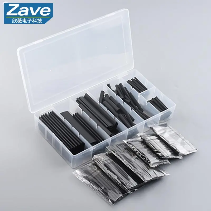 127pcs Heat Shrinkable Tube Kit Shrinking Assorted Polyolefin Insulation Sleeving 2:1 DIY Wire Repair shrink tube
127pcs Heat Shrinkable Tube Kit Shrinking Assorted Polyolefin Insulation Sleeving 2:1 DIY Wire Repair shrink tube