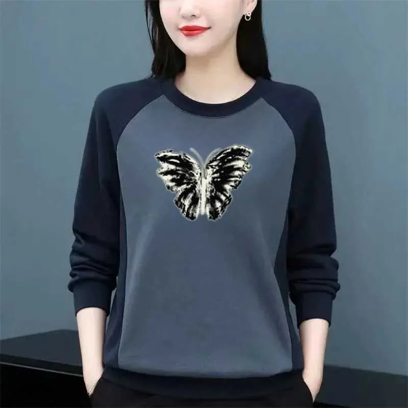 Thickened Fleece Long Sleeve Women's T-shirt Base Shirt Inner Wear Top for Middle-Aged And Elderly Mothers Korean Style round...
Thickened Fleece Long Sleeve Women's T-shirt Base Shirt Inner Wear Top for Middle-Aged And Elderly Mothers Korean Style round...