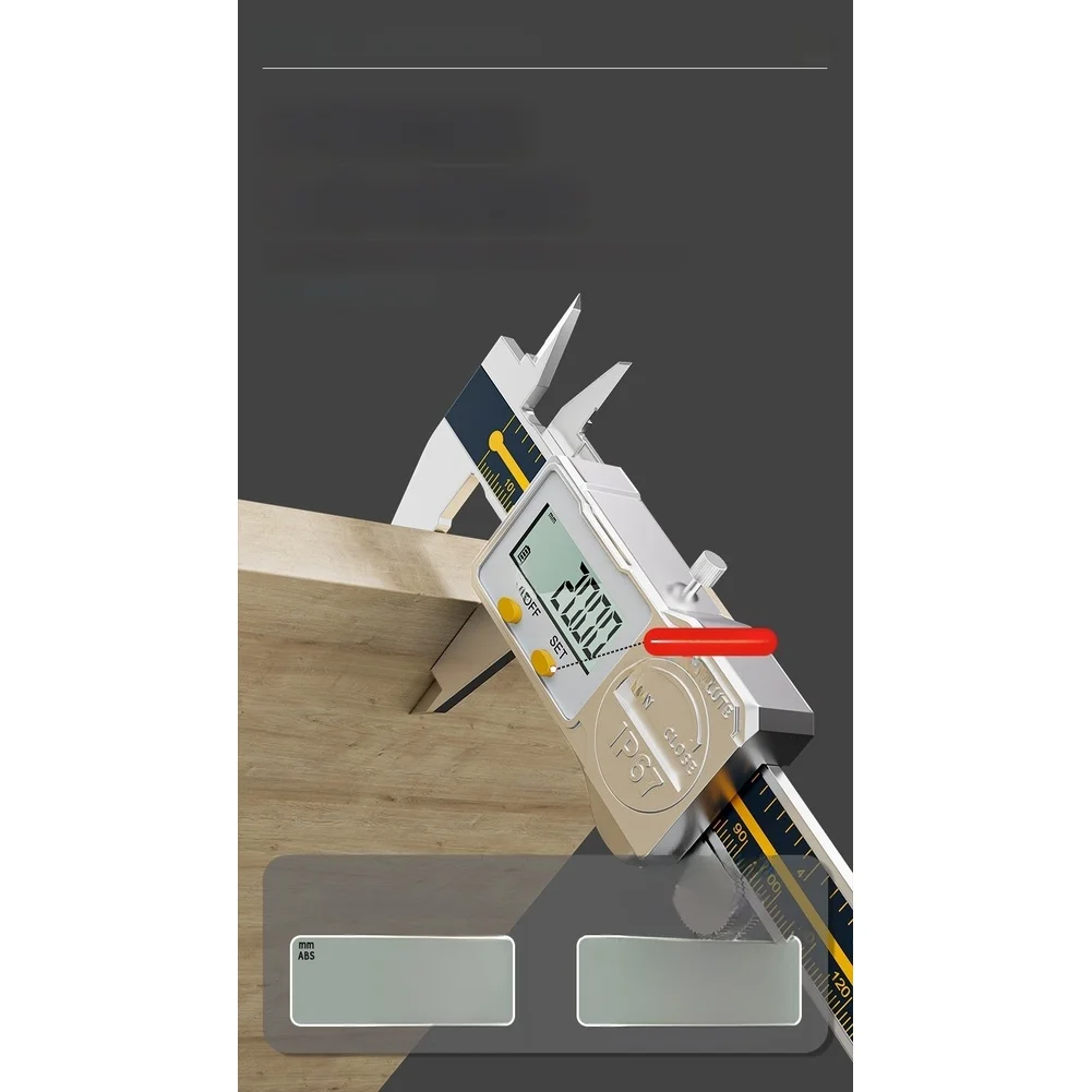 Stainless Steel Digital Caliper IP67 Waterproof 0.01mm 235x8mm LED Display Supports All Standard Measurement Functions
Stainless Steel Digital Caliper IP67 Waterproof 0.01mm 235x8mm LED Display Supports All Standard Measurement Functions