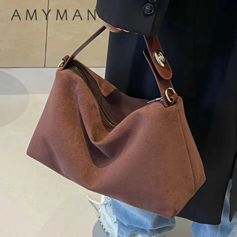 Zipper Solid Color High Capacity PU Shoulder Bags 2025 Hot Sale Bags for Women Simple Fashion Faux Suede Tote Small Capacity Sac
Zipper Solid Color High Capacity PU Shoulder Bags 2025 Hot Sale Bags for Women Simple Fashion Faux Suede Tote Small Capacity Sac