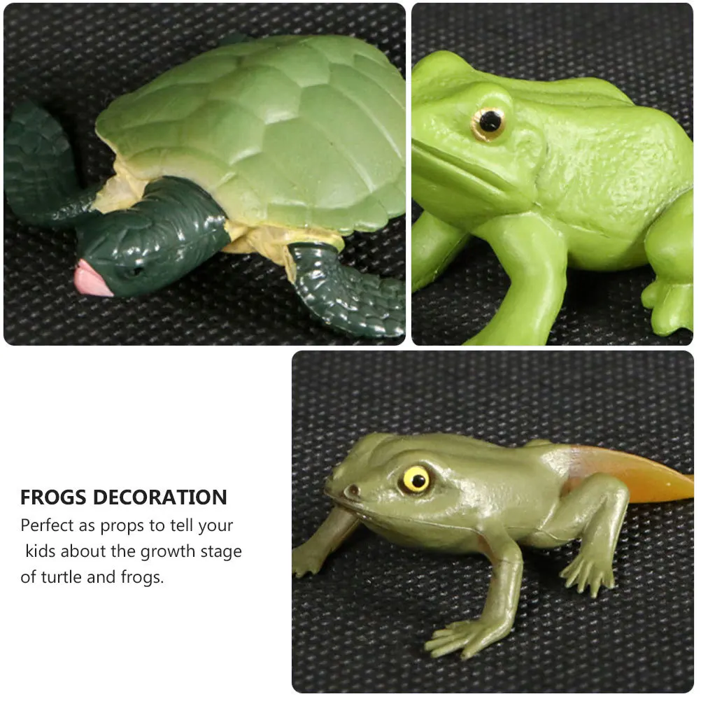 2 комплекта, сценическая модель роста животных, лягушки, эволюция, игрушка, украшение в виде черепахи, детские игрушки 
2 комплекта, сценическая модель роста животных, лягушки, эволюция, игрушка, украшение в виде черепахи, детские игрушки