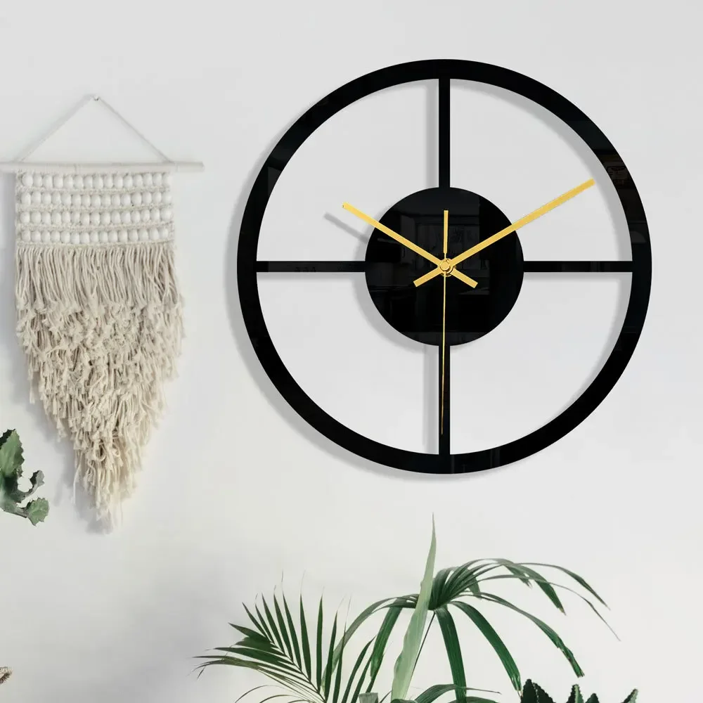 Acrylic Black Round Digital Wall Clock Simple Geometrical Pattern Bedroom Living Room Wall Hanging Clock Watch Home Decoration
Acrylic Black Round Digital Wall Clock Simple Geometrical Pattern Bedroom Living Room Wall Hanging Clock Watch Home Decoration