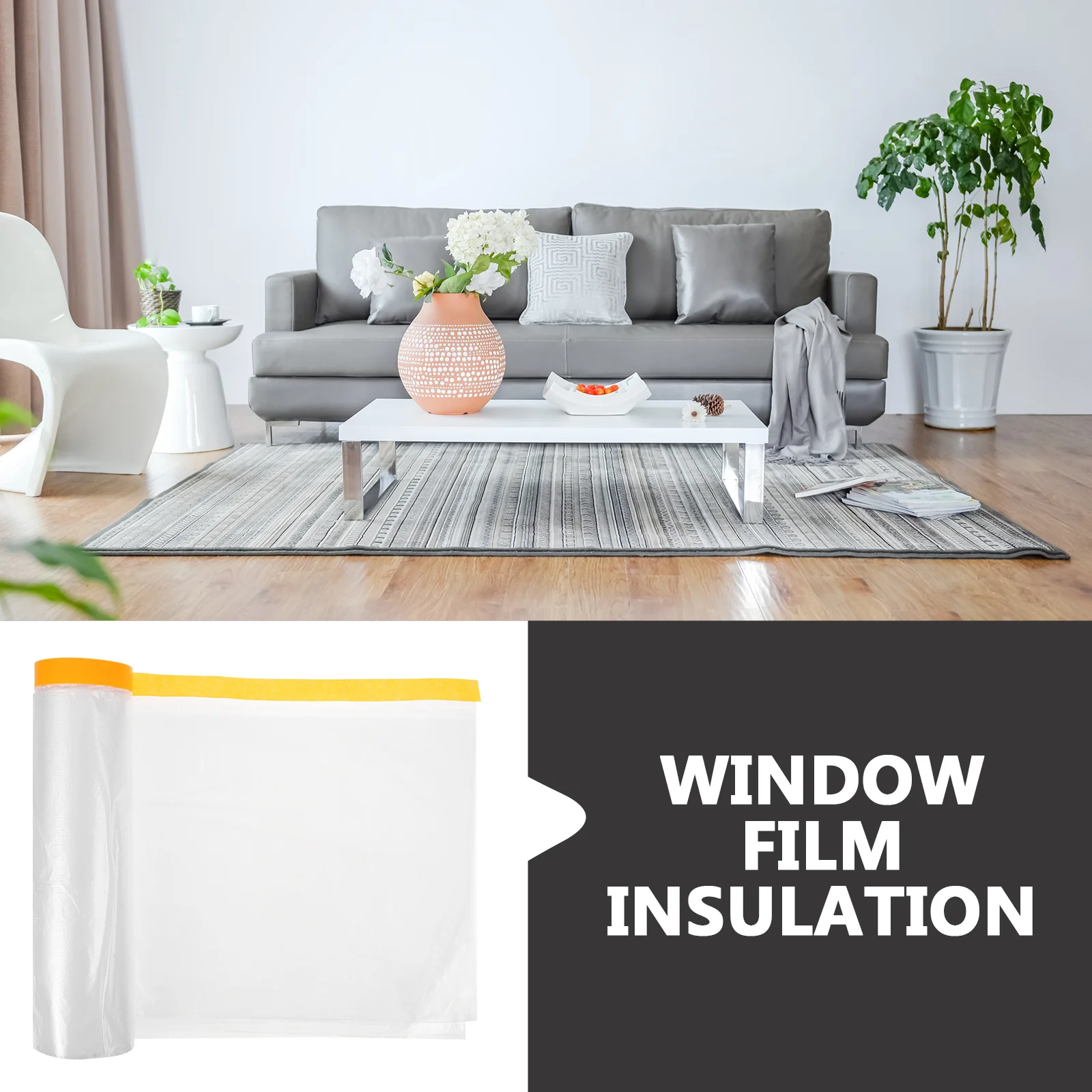 1 Roll Window Insulation Film 20M Weatherproof Indoor Winter Warmth Retention Large Window Shrink Plastic Cover Kit Thermal
1 Roll Window Insulation Film 20M Weatherproof Indoor Winter Warmth Retention Large Window Shrink Plastic Cover Kit Thermal