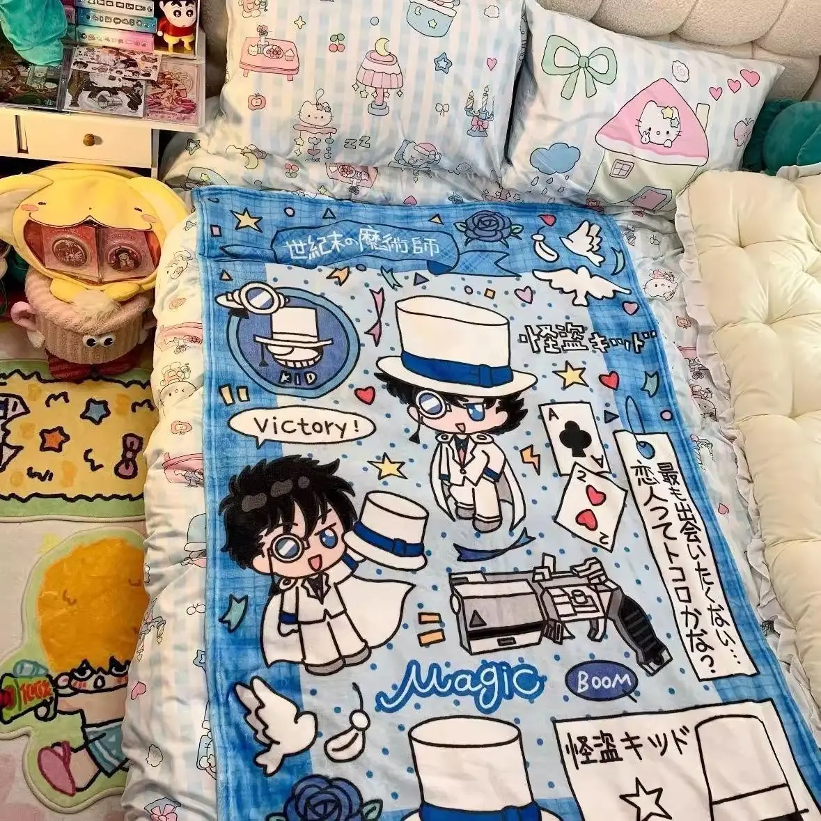 Cosplay Conan Blanket Air conditioning Blanket Flannel Animation anime New Knee Dormitory Student Blanket
Cosplay Conan Blanket Air conditioning Blanket Flannel Animation anime New Knee Dormitory Student Blanket