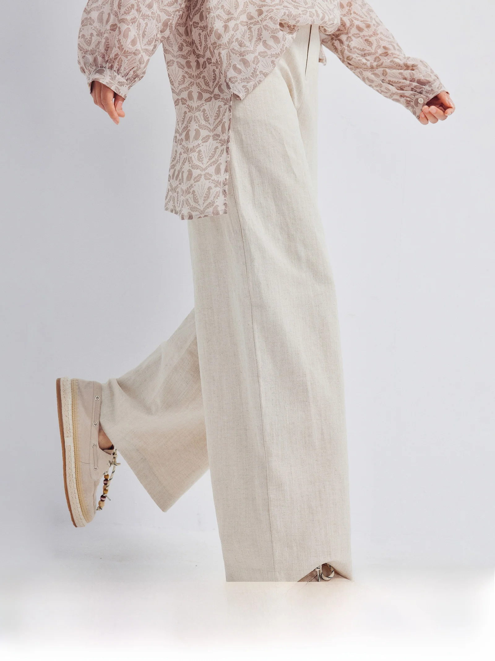 Casual Cotton Linen Blend Loose Straight Leg Simple Slimming Versatile Comfortable Commuter Pants Ladies High Waist Zipper
Casual Cotton Linen Blend Loose Straight Leg Simple Slimming Versatile Comfortable Commuter Pants Ladies High Waist Zipper