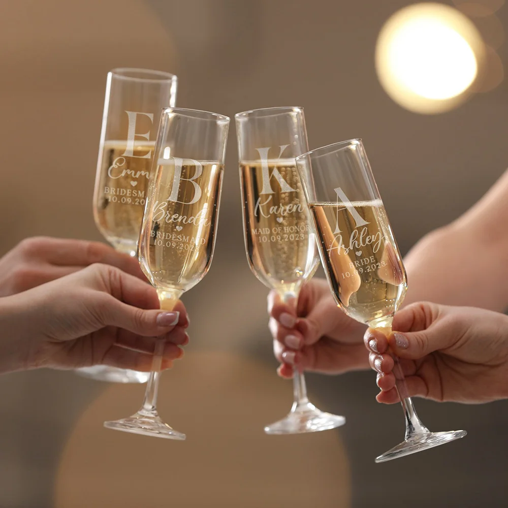 Personalized Bridal Bridesmaid Champagne Flutes Bachelorette Party Champagne Glasses Custom Bridesmaid Gifts Wedding Party Gift
Personalized Bridal Bridesmaid Champagne Flutes Bachelorette Party Champagne Glasses Custom Bridesmaid Gifts Wedding Party Gift