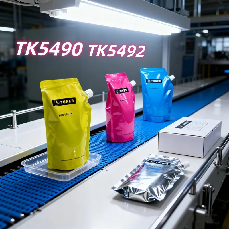 500g/bag Compatible TK5490 TK5492 Refill Toner For Kyocera ECOSYS PA2101cx MA2101cfx Color Laser Toner
500g/bag Compatible TK5490 TK5492 Refill Toner For Kyocera ECOSYS PA2101cx MA2101cfx Color Laser Toner