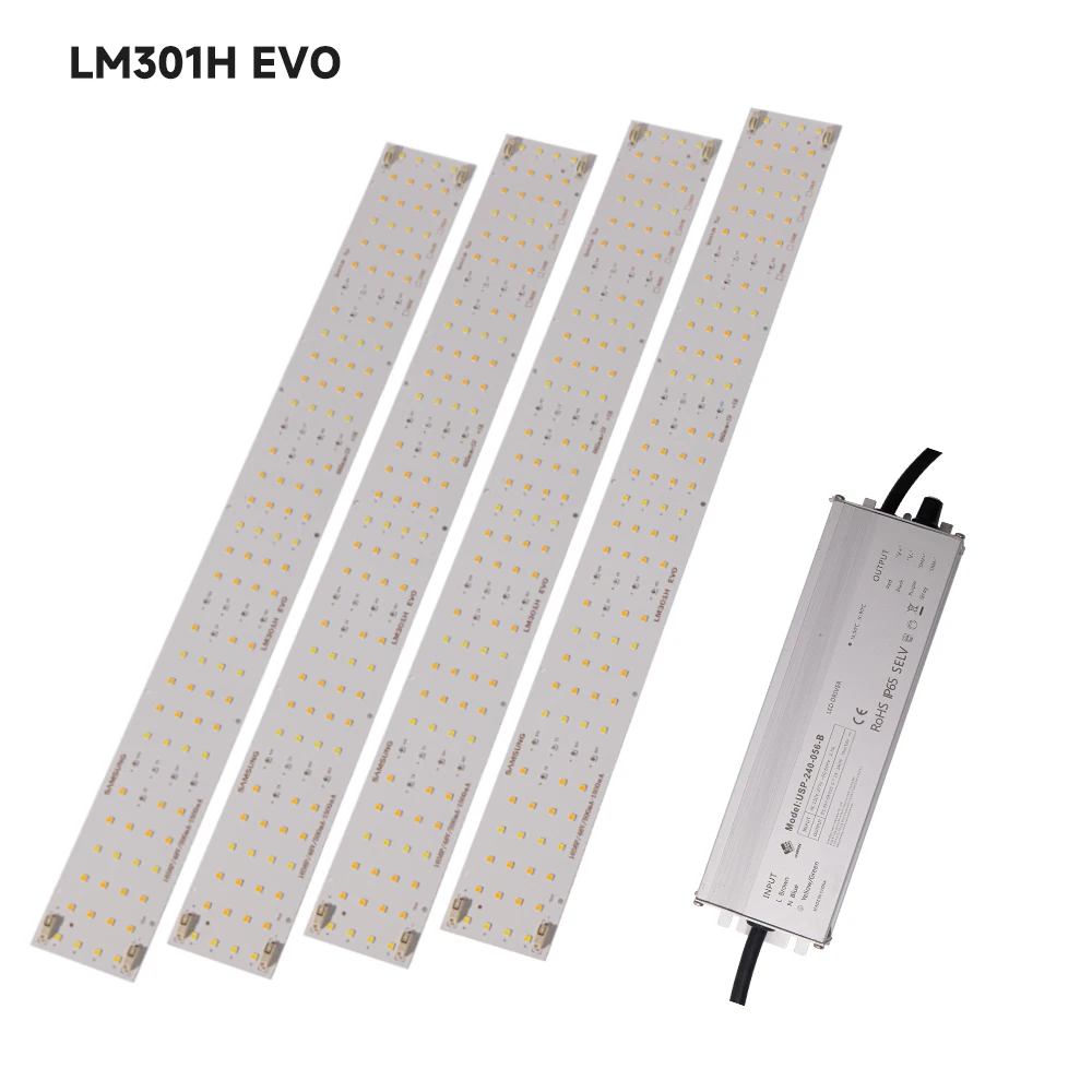 4 шт., 60 Вт LM301H EVO, квантовые светодиодные полосы, полный спектр, 510 мм, плата/драйвер с регулируемой яркостью, источник питания Juson 240 Вт
4 шт., 60 Вт LM301H EVO, квантовые светодиодные полосы, полный спектр, 510 мм, плата/драйвер с регулируемой яркостью, источник питания Juson 240 Вт