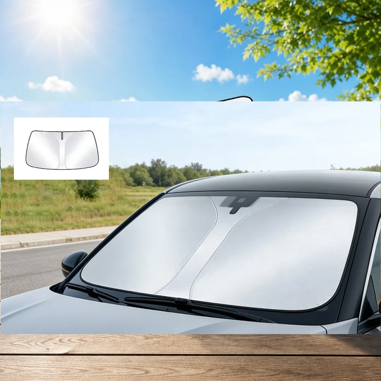 1X Front Window Sunshade For Volkswagen VW Transporter T5 2010 - 2015 Multivan Accessories Windshield Heat Insulation Sun Shades
1X Front Window Sunshade For Volkswagen VW Transporter T5 2010 - 2015 Multivan Accessories Windshield Heat Insulation Sun Shades