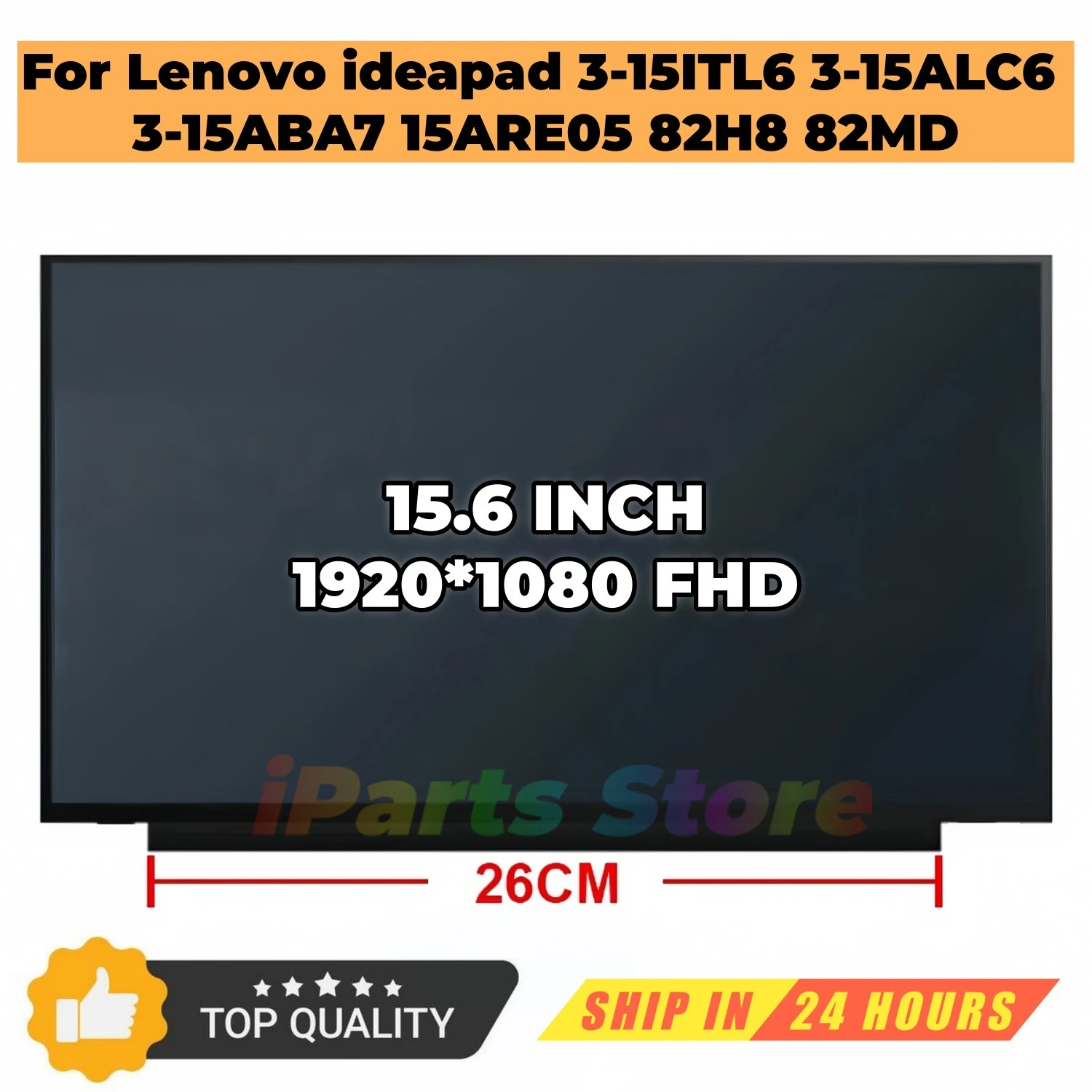 Запасной дисплей iParts для Lenovo ideapad 3-15ITL6 3-15ALC6 3-15ABA7 15ARE05 82H8 82MD, 15,6-дюймовая ЖК-панель, 60 Гц, OEM
Запасной дисплей iParts для Lenovo ideapad 3-15ITL6 3-15ALC6 3-15ABA7 15ARE05 82H8 82MD, 15,6-дюймовая ЖК-панель, 60 Гц, OEM
