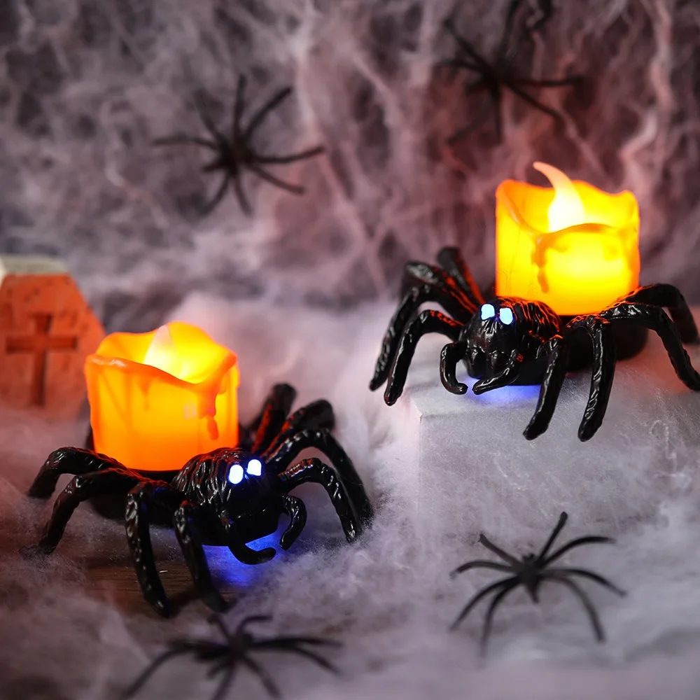 Plastic Halloween Spider Pumpkin Lamp Scary Realistic Electronic Candlelight Crawly Decorative Spider Night Light Holiday Party
Plastic Halloween Spider Pumpkin Lamp Scary Realistic Electronic Candlelight Crawly Decorative Spider Night Light Holiday Party