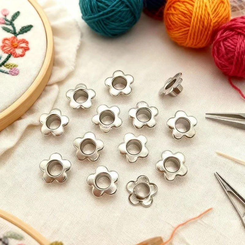 106Sets Flower Eyelets, for PU Leather Notebook Cover Decor, Anti-Corrosive, Premium Journal Accessories
106Sets Flower Eyelets, for PU Leather Notebook Cover Decor, Anti-Corrosive, Premium Journal Accessories