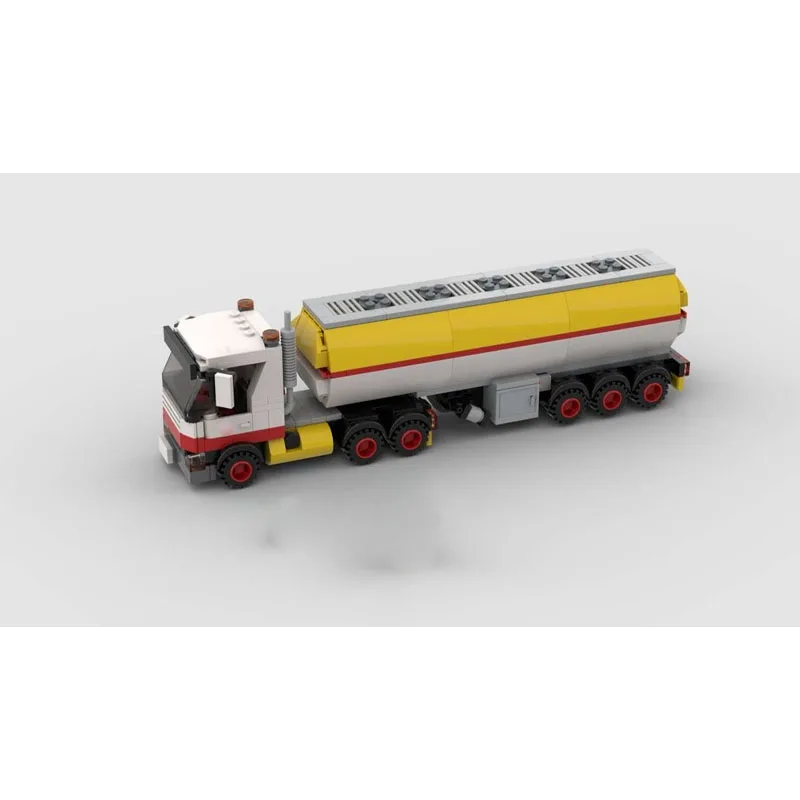 MOC-128436New Urban Traffic Fuel Tank Truck Building Block Model, 356parts, Boys' and Children's Birthday and Christmas Toy Gift
MOC-128436New Urban Traffic Fuel Tank Truck Building Block Model, 356parts, Boys' and Children's Birthday and Christmas Toy Gift