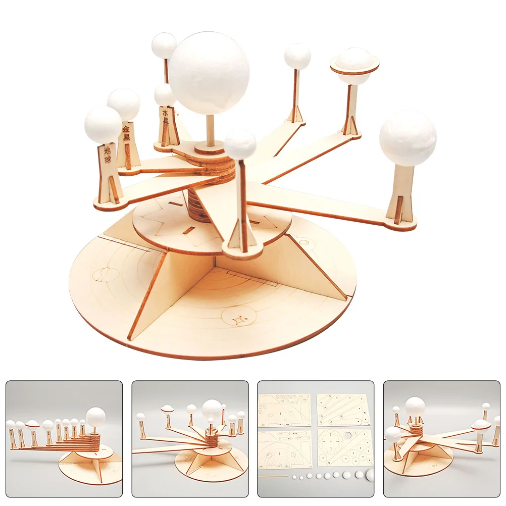 Solar System Model Toddlers Wooden Space Toys for Kids 3-5 Models Teaching Aids DIY Cognition Planets Child
Solar System Model Toddlers Wooden Space Toys for Kids 3-5 Models Teaching Aids DIY Cognition Planets Child