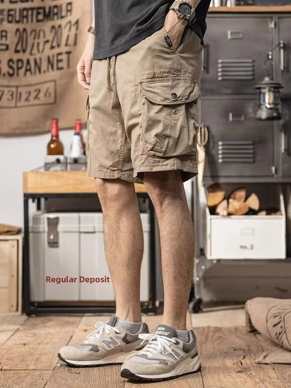 Retro American Work Pants Men's Summer New Loose Straight Casual orts Men's Versatile Five-Point Pants Haome
Retro American Work Pants Men's Summer New Loose Straight Casual orts Men's Versatile Five-Point Pants Haome