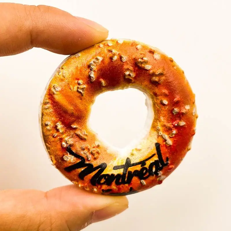 Canada Montreal 3D Resin Bagel Fridge Magnet-Fridge Magnets Imanes Para Refrigerador Decoración Hogar Home Decor Room Decoration
Canada Montreal 3D Resin Bagel Fridge Magnet-Fridge Magnets Imanes Para Refrigerador Decoración Hogar Home Decor Room Decoration
