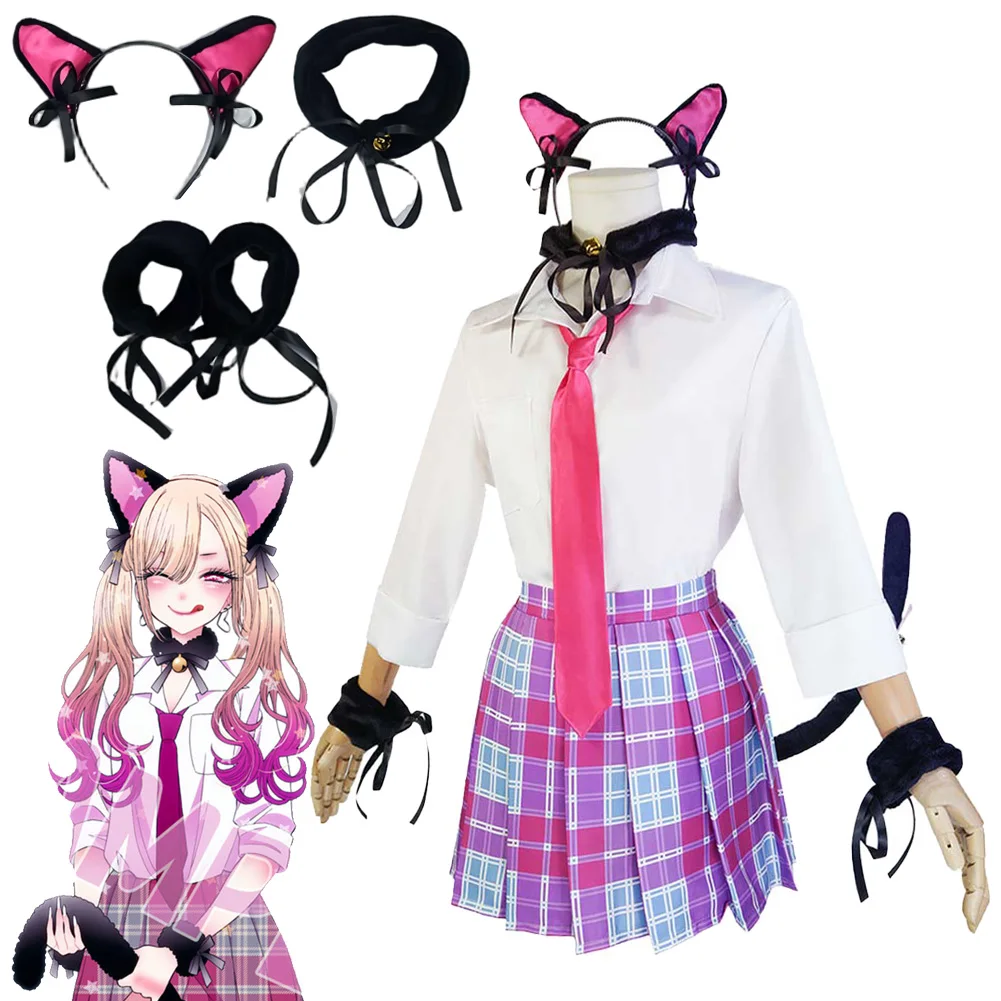 Anime Dress Up Cosplay Darling Kitagawa Marin Skirt T-shirt Party Disguise Roleplay Costume Outfits Halloween Carnival Suit
Anime Dress Up Cosplay Darling Kitagawa Marin Skirt T-shirt Party Disguise Roleplay Costume Outfits Halloween Carnival Suit