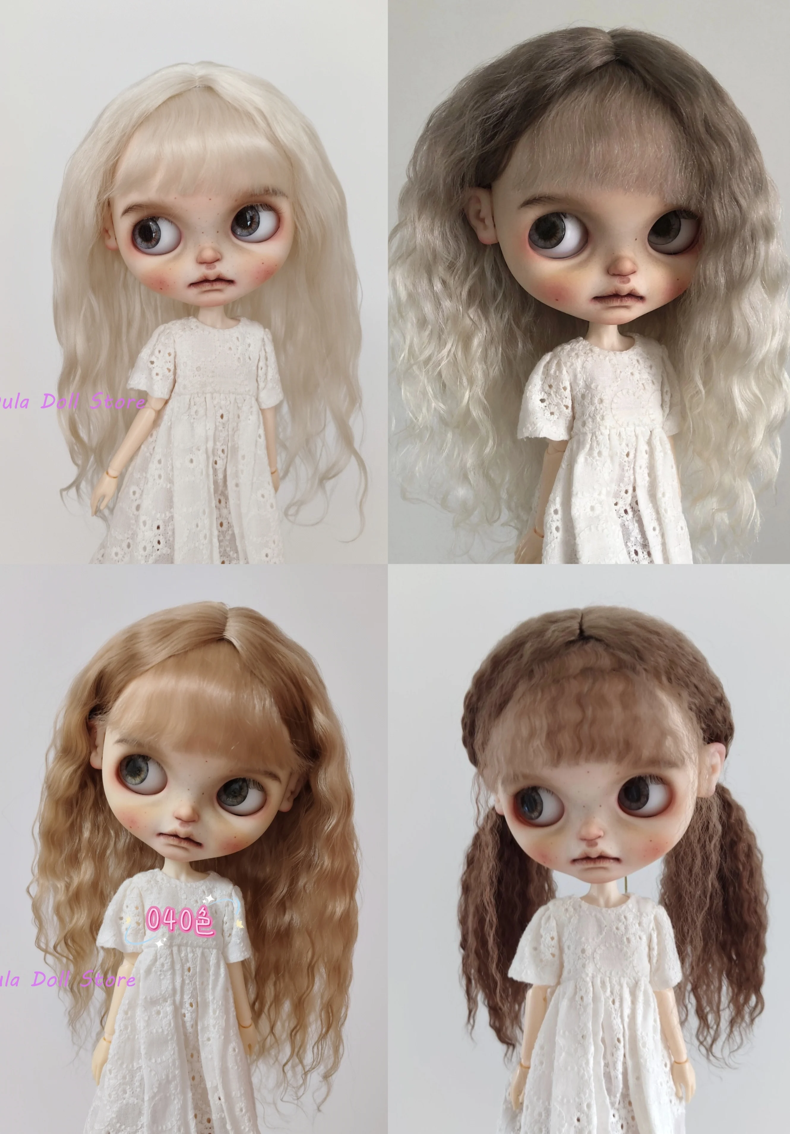 Dula Doll Wigs for Blythe Qbaby natural Mohair Cool gradient 9-10 inch head circumstance
Dula Doll Wigs for Blythe Qbaby natural Mohair Cool gradient 9-10 inch head circumstance