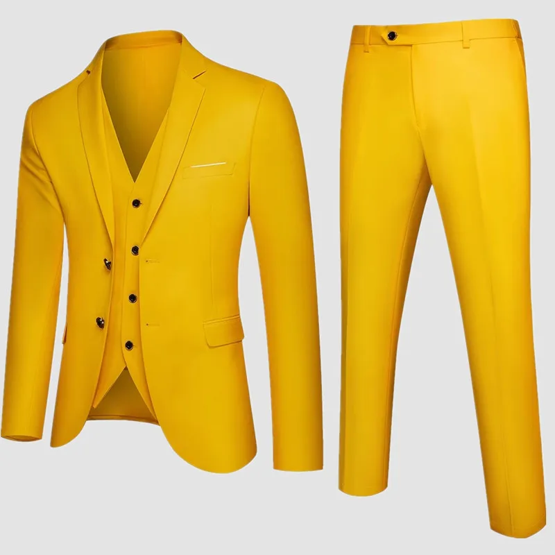 Wedding Groom Groomsmen Men’s Suit Business Office Evening Party Boutique Formal Coat 3 Piece Set Blazer Jackets+Vest+Pants SetF
Wedding Groom Groomsmen Men’s Suit Business Office Evening Party Boutique Formal Coat 3 Piece Set Blazer Jackets+Vest+Pants SetF