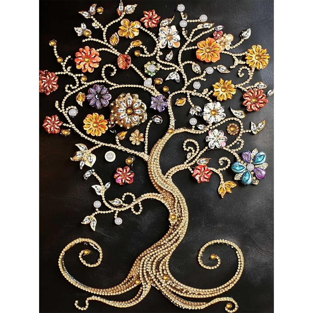 Flower Tree Special Shaped 5D DIY Partial Drill Diamond Art Kit for Adults Home Wall Decor Diamonds Dots Gem Art Kits 30x40cm
Flower Tree Special Shaped 5D DIY Partial Drill Diamond Art Kit for Adults Home Wall Decor Diamonds Dots Gem Art Kits 30x40cm