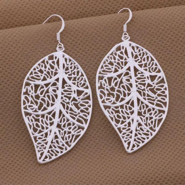 New 925 Sterling Silver Earring Big Tree Leaves Earring Charm Jewelry for Women Wedding Fine Jewelry Engagement High Quality
New 925 Sterling Silver Earring Big Tree Leaves Earring Charm Jewelry for Women Wedding Fine Jewelry Engagement High Quality