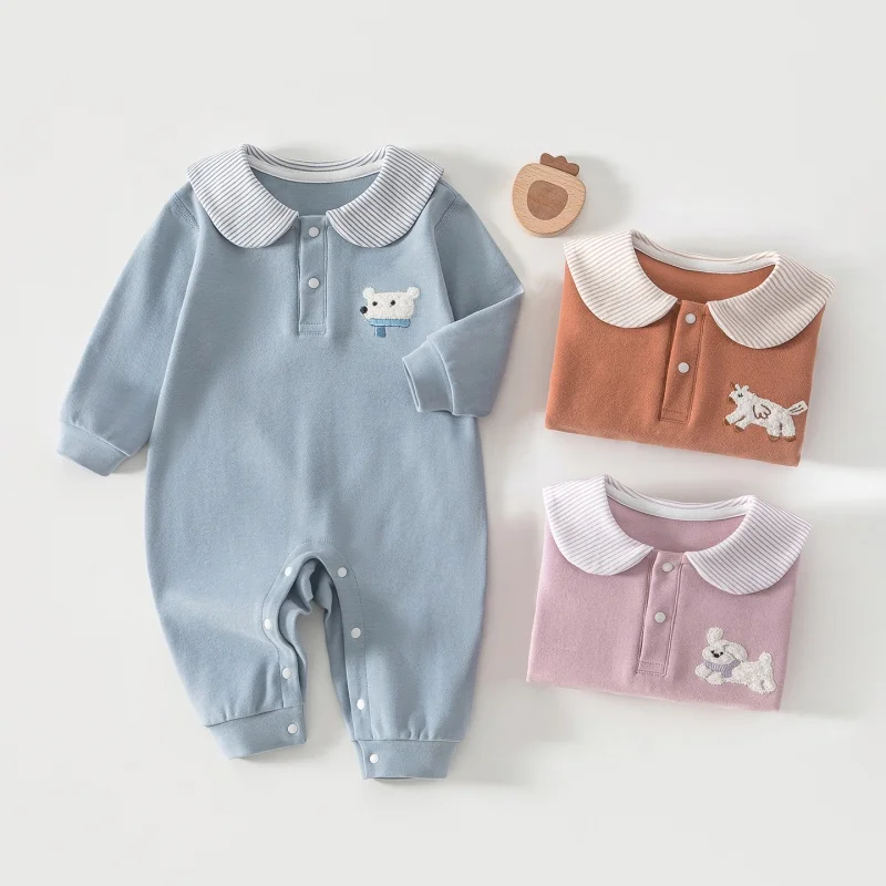 2026 3M-2T Toddler Romper Autumn Boy Jumpsuit Comfortable Long Sleeves Newborn Outerwear Cute Baby Girl Clothes
2026 3M-2T Toddler Romper Autumn Boy Jumpsuit Comfortable Long Sleeves Newborn Outerwear Cute Baby Girl Clothes