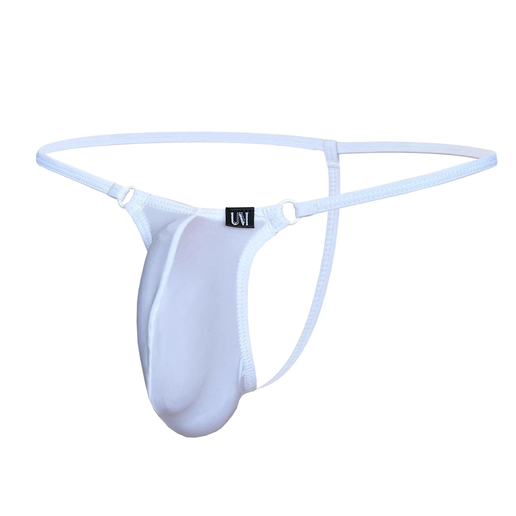 Men's Ice Silk Double Ring Thong Briefs Translucent Thin Belt T-Pants Sexy Upwarped Design Pure Plain Boys Underwear
Men's Ice Silk Double Ring Thong Briefs Translucent Thin Belt T-Pants Sexy Upwarped Design Pure Plain Boys Underwear