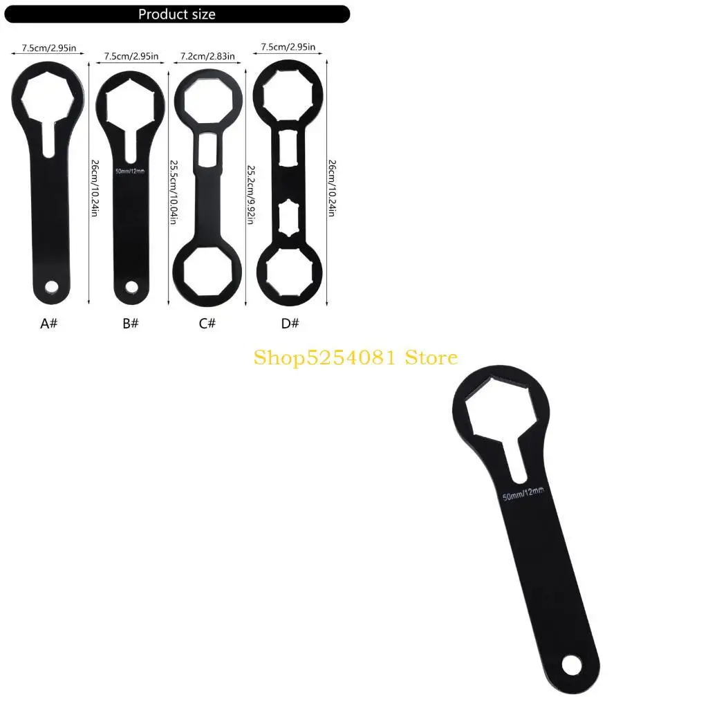 AXYC Durability Fork Caps Wrench for 49mm/50mm/46mm Motorcycle Forks Caps Quality & Aluminum Construction Repair Tool
AXYC Durability Fork Caps Wrench for 49mm/50mm/46mm Motorcycle Forks Caps Quality & Aluminum Construction Repair Tool