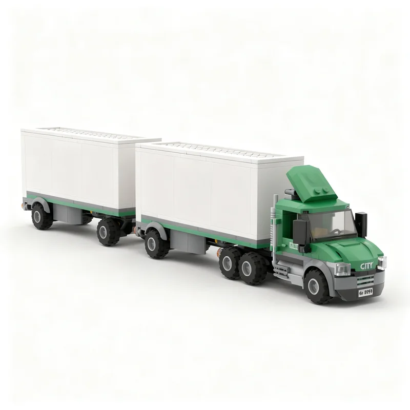 333PCS MOC City Engineering Cargo Truck Double Trailers Model DIY Creative Ideas PDF BOOK ChildToy Assembly Puzzle Birthday Gift
333PCS MOC City Engineering Cargo Truck Double Trailers Model DIY Creative Ideas PDF BOOK ChildToy Assembly Puzzle Birthday Gift