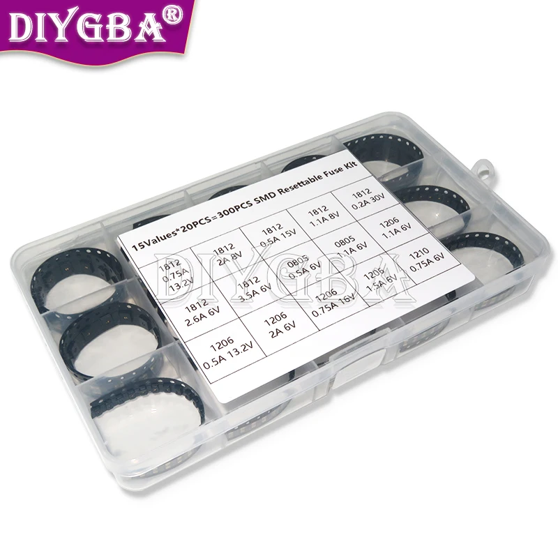 300 шт./компл. 1812 1206 0805 1210 0.7A 0.5A 0.2A 1.1A 2.6A 3.5A 15 значений SMD сбрасываемый предохранитель PPTC полипереключатель самовосстанавливающийся ибувт
300 шт./компл. 1812 1206 0805 1210 0.7A 0.5A 0.2A 1.1A 2.6A 3.5A 15 значений SMD сбрасываемый предохранитель PPTC полипереключатель самовосстанавливающийся ибувт