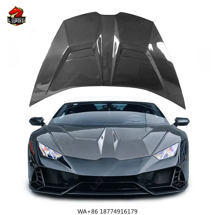 V Style Carbon Fiber Hood for Huracan Lp610
V Style Carbon Fiber Hood for Huracan Lp610