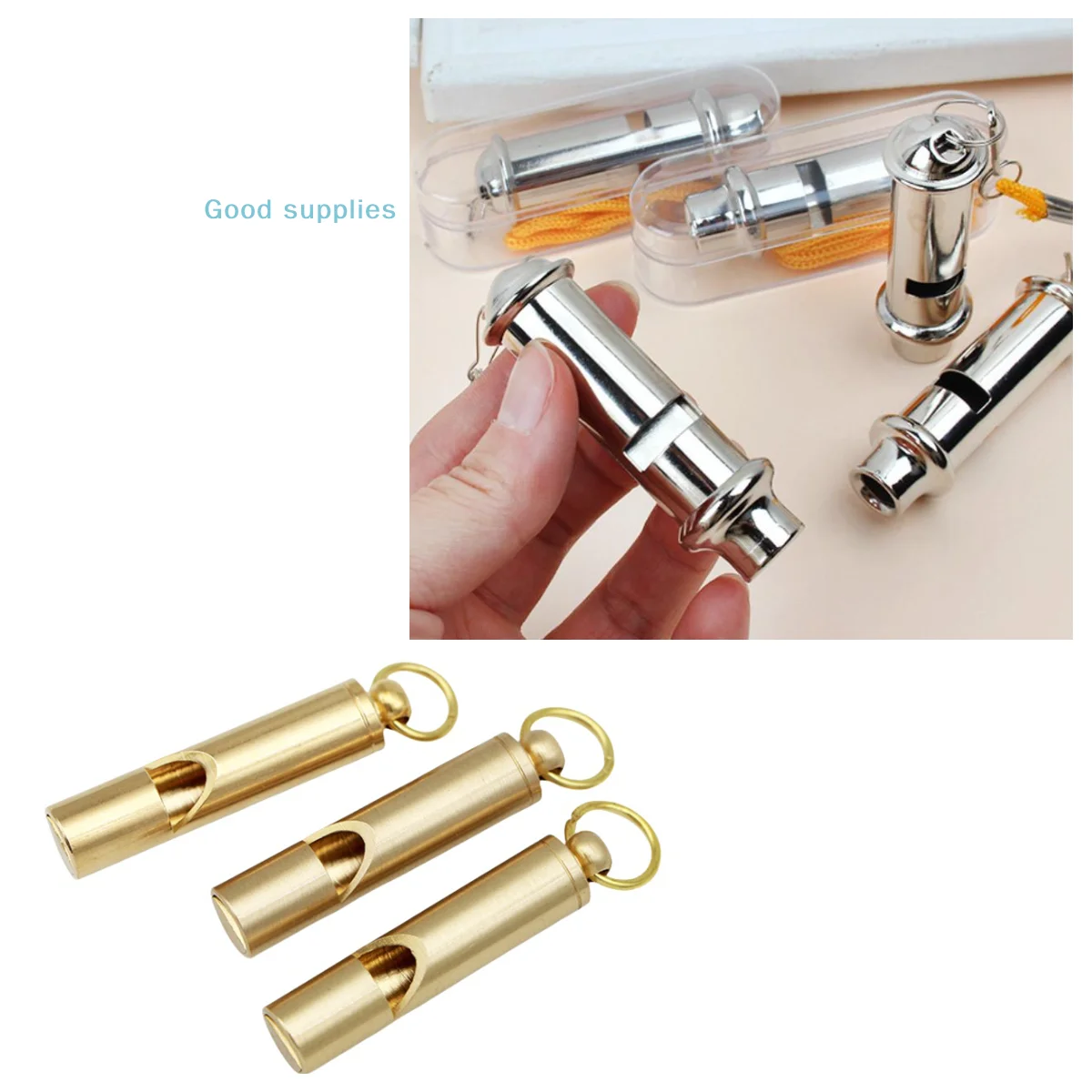 Stainless Steel Whistle Outdoor Emergency Life-saving Whistles Traffic Command Training Sports High-frequency Whistle Referee
Stainless Steel Whistle Outdoor Emergency Life-saving Whistles Traffic Command Training Sports High-frequency Whistle Referee