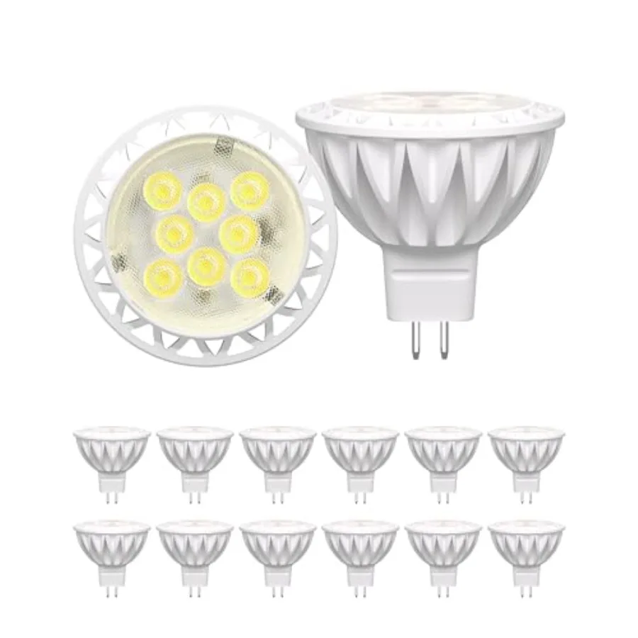 MR1 LED Bulbs -Pack 5W GU5.3 Spotlight Bulb, Non-Dimmable 38° Beam Angle for Landscape, Recessed, Track Lighting, Commercial Se
MR1 LED Bulbs -Pack 5W GU5.3 Spotlight Bulb, Non-Dimmable 38° Beam Angle for Landscape, Recessed, Track Lighting, Commercial Se