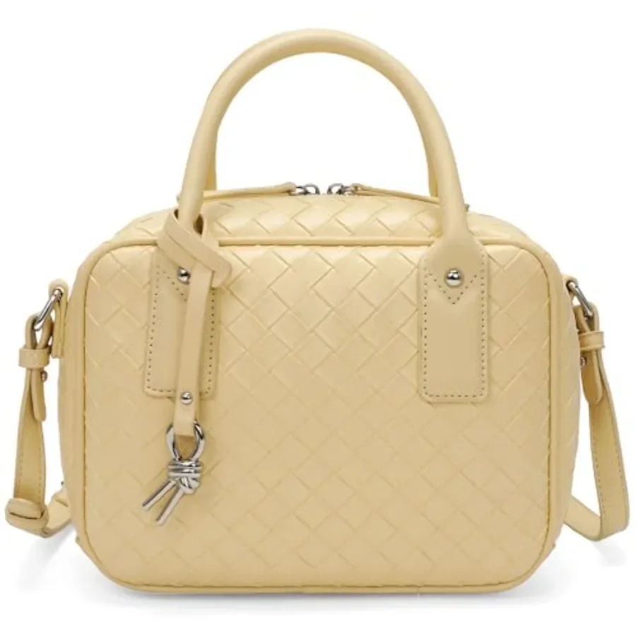 Women's Woven Top Handle Bag Luxury Crossbody Purse Designer Handmade Shoulder Satchel for Daily Use
Women's Woven Top Handle Bag Luxury Crossbody Purse Designer Handmade Shoulder Satchel for Daily Use