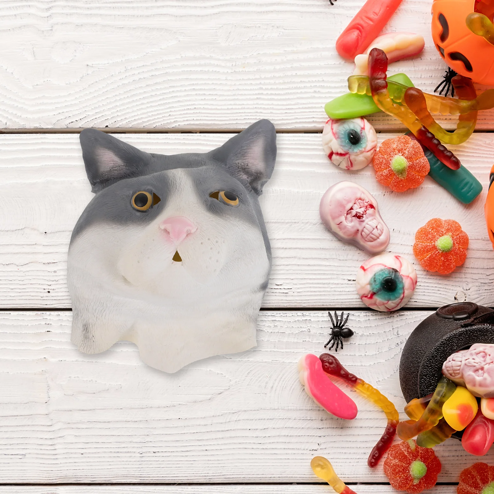 Halloween Cat Head Mask Adults Realistic Latex Animal Mask Full Head Cover Cosplay Scary Funny Costume Accessories
Halloween Cat Head Mask Adults Realistic Latex Animal Mask Full Head Cover Cosplay Scary Funny Costume Accessories