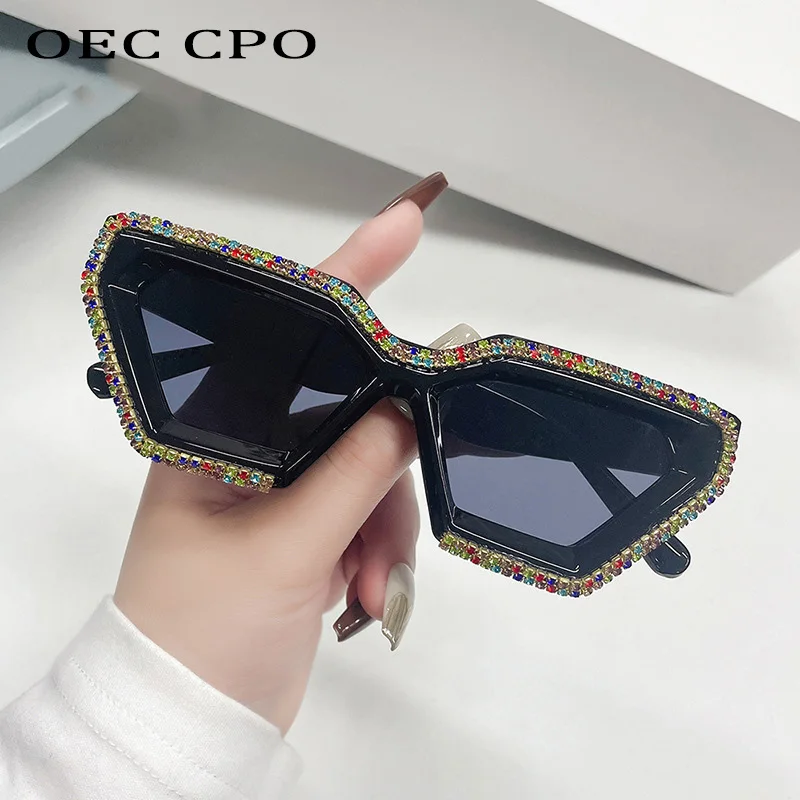 OEC CPO Trendy Diamond Sunglasses Women New Fashion Luxury Multicolour Rhinestone Square Sun Glasses Female Punk Eyewear UV400
OEC CPO Trendy Diamond Sunglasses Women New Fashion Luxury Multicolour Rhinestone Square Sun Glasses Female Punk Eyewear UV400