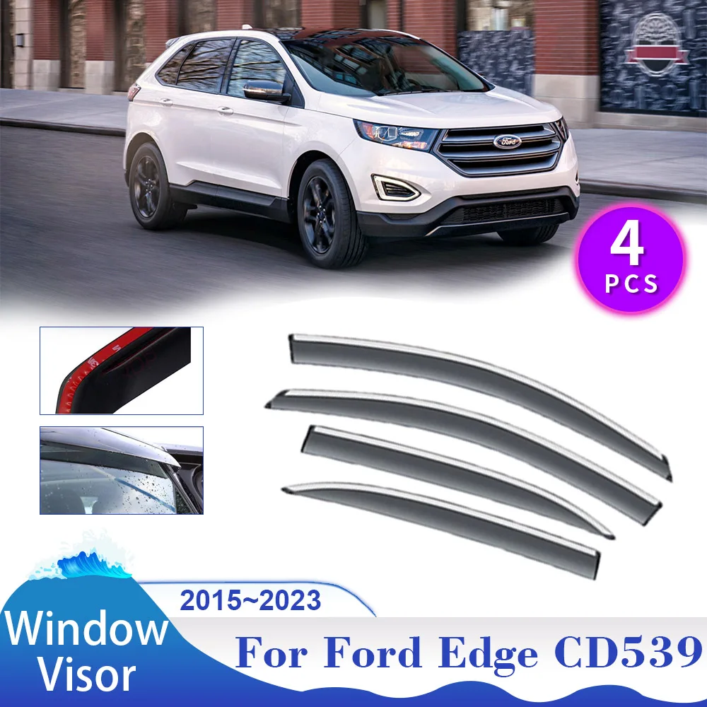 Car Window Visor for Ford Edge Endura CD539 MK2 2015~2023 Sun Rain Guard Awnings Shelters Vent Smoke Covers Exterior Accessories
Car Window Visor for Ford Edge Endura CD539 MK2 2015~2023 Sun Rain Guard Awnings Shelters Vent Smoke Covers Exterior Accessories