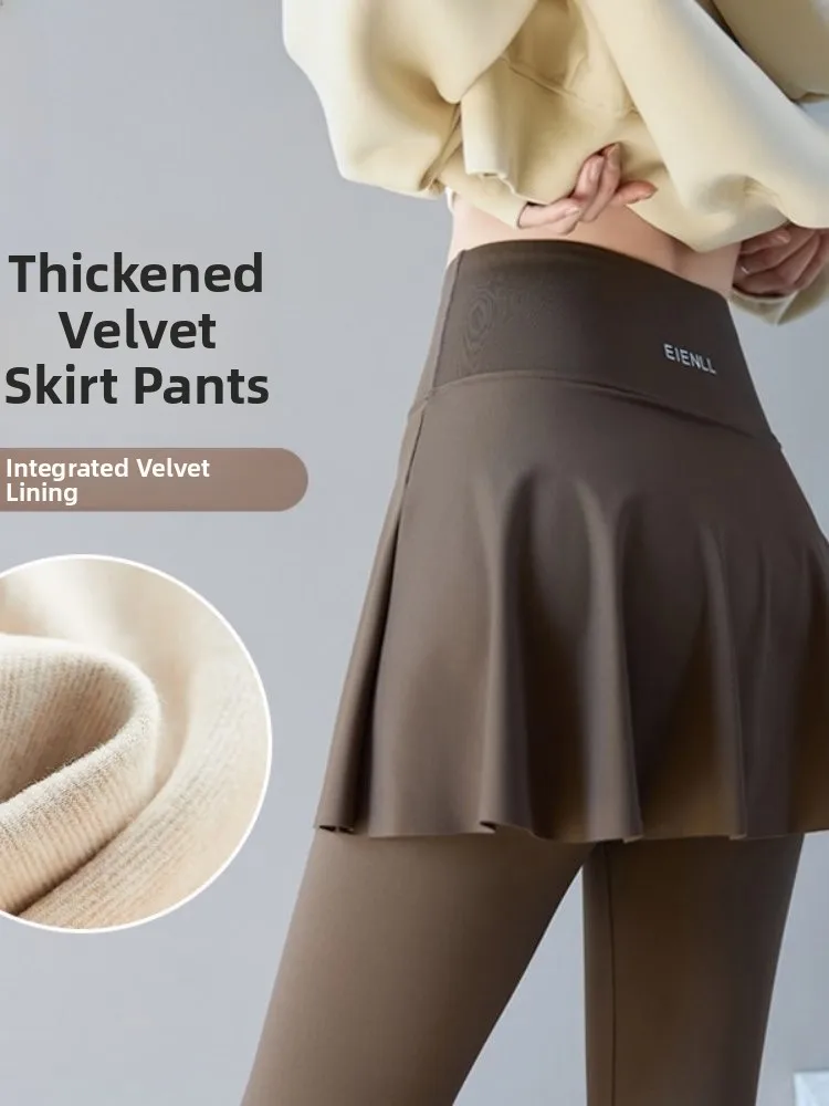 High Waist Fce Lined Thiened arkskin Skirt Yoga Pants Women's Boting Trousers Inteated Design Polyester Fabric
High Waist Fce Lined Thiened arkskin Skirt Yoga Pants Women's Boting Trousers Inteated Design Polyester Fabric