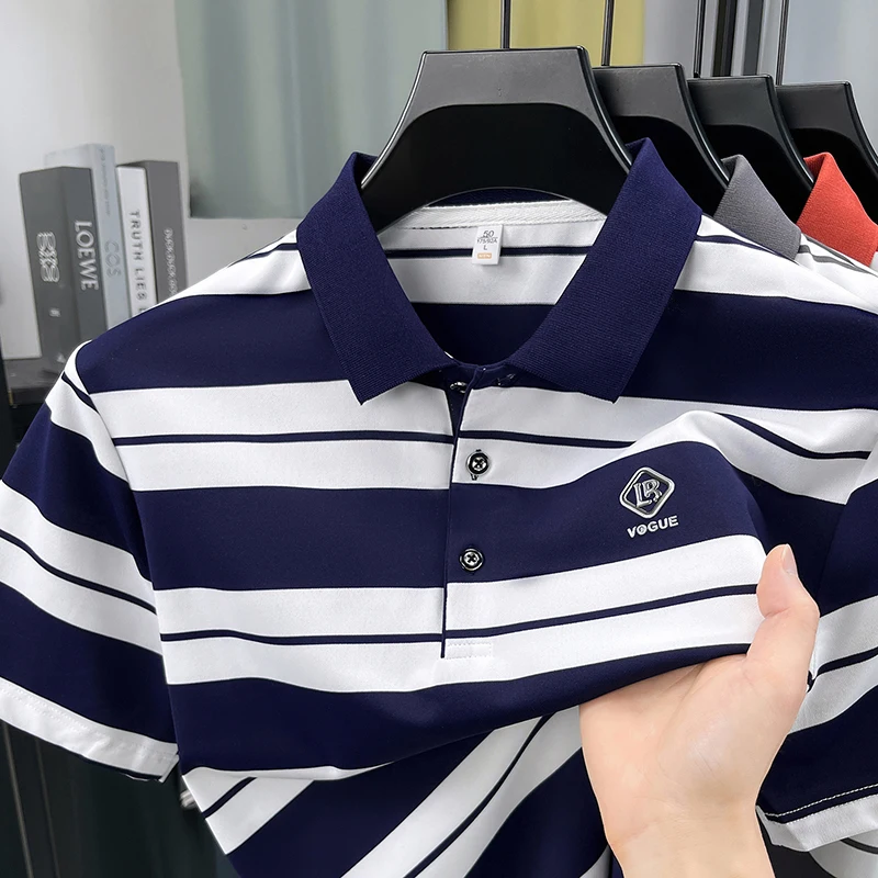 High Quality Men's Plaid Color Blocking Polo Shirt Summer New Comfort Short Sleeve Print T-shirt Casual Versatile Men's Clothing
High Quality Men's Plaid Color Blocking Polo Shirt Summer New Comfort Short Sleeve Print T-shirt Casual Versatile Men's Clothing