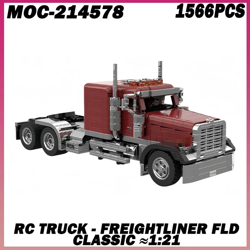 1566 шт. MOC- 214578 Радиоуправляемый грузовик - Freightliner FLD Classic ≈1:21 Грузовик Технологии Блоки Подарки Рождественские игрушки Наборы для самостоятельного изготовления Сборка
1566 шт. MOC- 214578 Радиоуправляемый грузовик - Freightliner FLD Classic ≈1:21 Грузовик Технологии Блоки Подарки Рождественские игрушки Наборы для самостоятельного изготовления Сборка