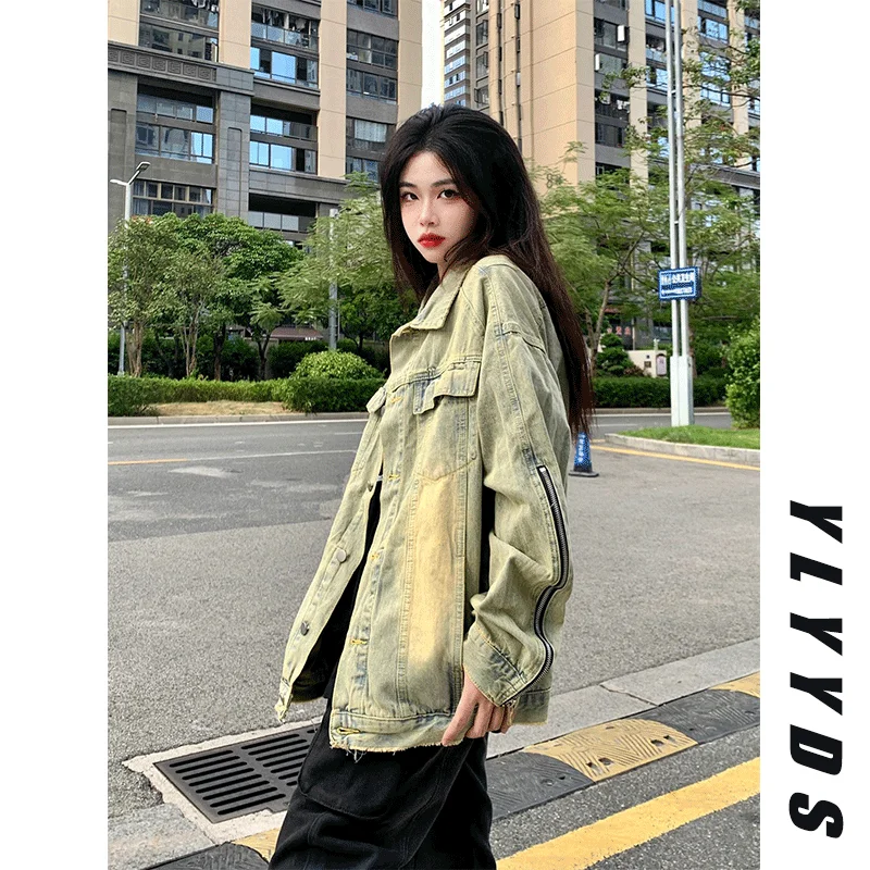 Мужская джинсовая куртка Waed Mud, весна-осень, модная, в американском стиле, рабочая, винтажная, для пар, выцветшая, молодежная
Мужская джинсовая куртка Waed Mud, весна-осень, модная, в американском стиле, рабочая, винтажная, для пар, выцветшая, молодежная