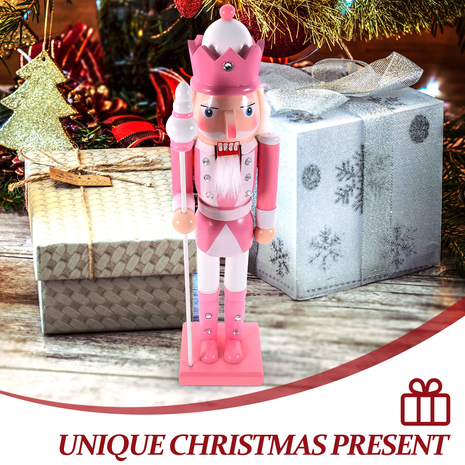 1pc Wooden Nutcracker Soldier Hand Painted Christmas Decoration Xmas Desktop Ornament Festival Party Decor Home Craft Gift
1pc Wooden Nutcracker Soldier Hand Painted Christmas Decoration Xmas Desktop Ornament Festival Party Decor Home Craft Gift