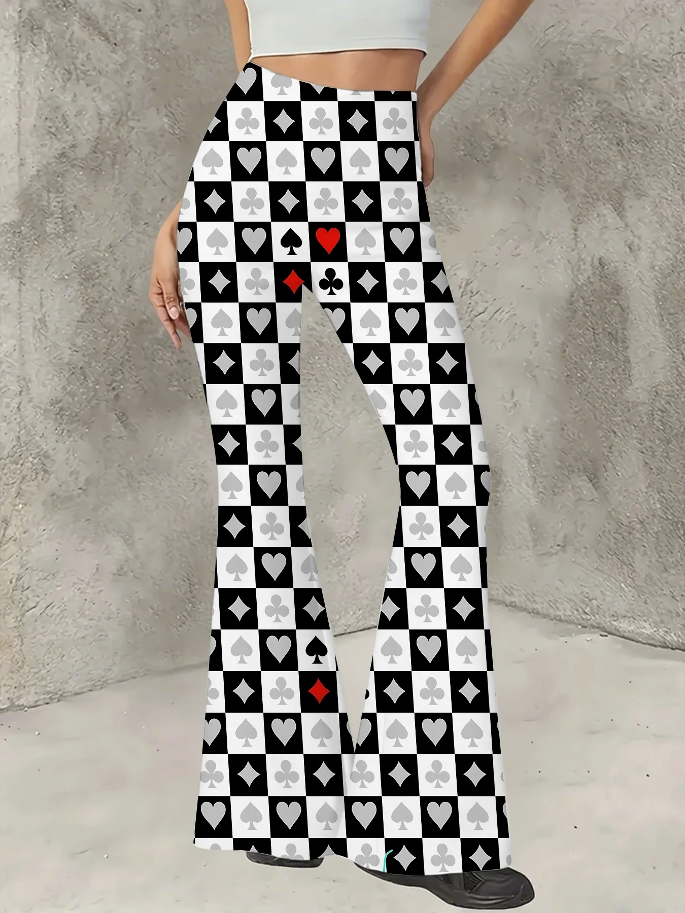 Women's All-Over Print Flared Leggings Stretchy High Waist Bell Bottom Pants
Women's All-Over Print Flared Leggings Stretchy High Waist Bell Bottom Pants