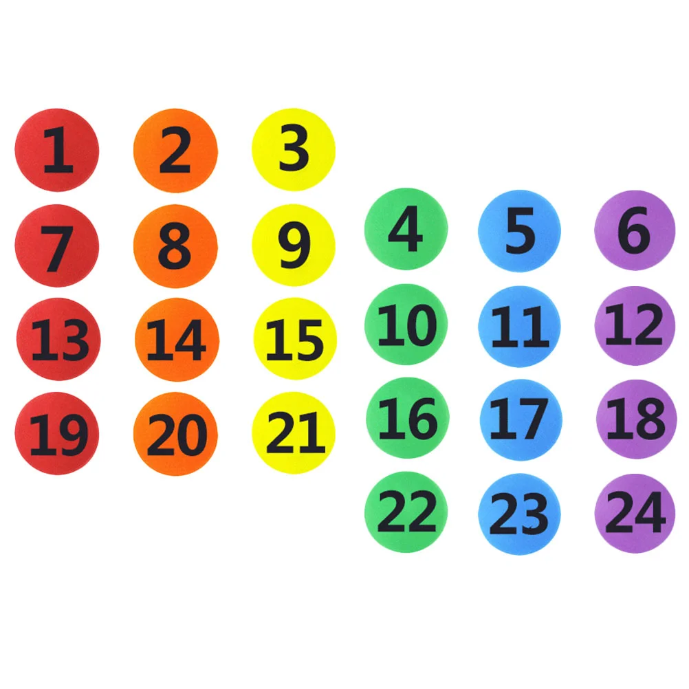 24 Sheets Carpet Marker Student Floor Game The Circle Self Adhesive Polyester Spot for Decor
24 Sheets Carpet Marker Student Floor Game The Circle Self Adhesive Polyester Spot for Decor