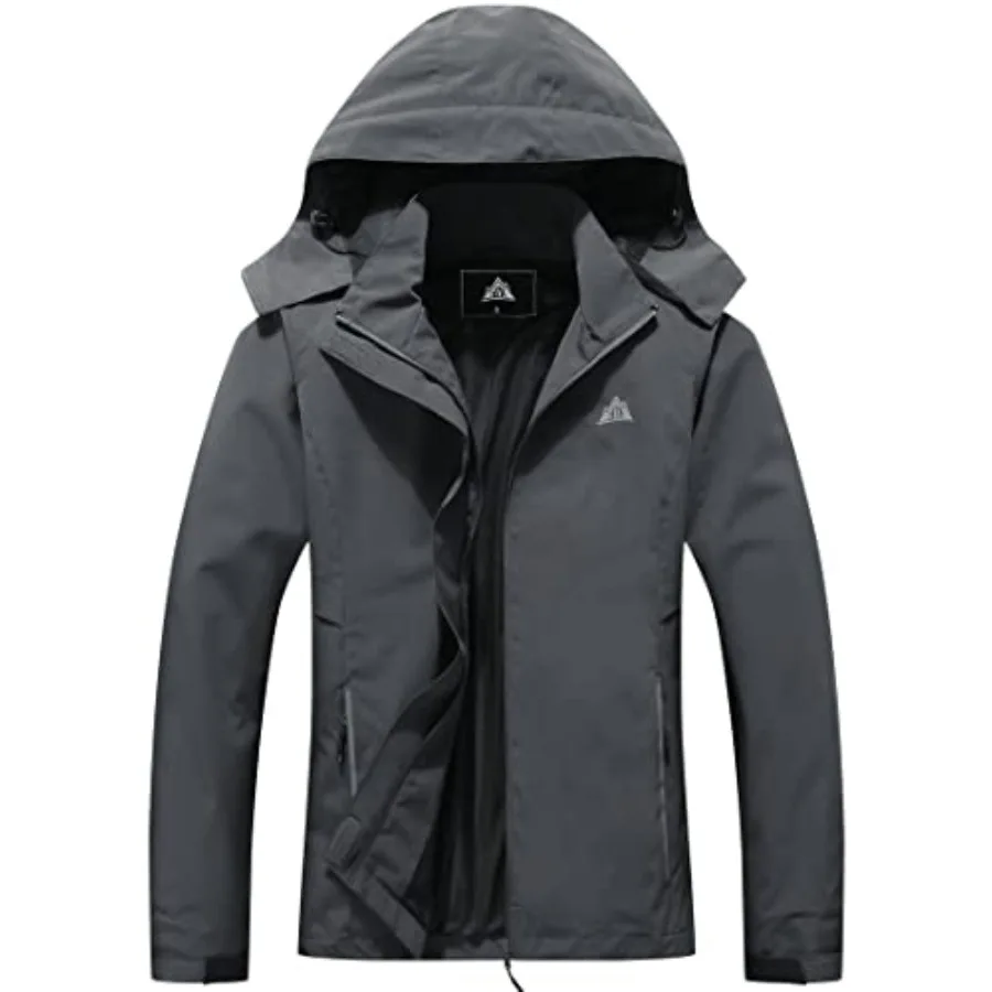 MOERDENG Women's Waterproof Rain Jacket Lightweight Raincoat Hooded Hiking Jacket Softshell Windbreaker
MOERDENG Women's Waterproof Rain Jacket Lightweight Raincoat Hooded Hiking Jacket Softshell Windbreaker